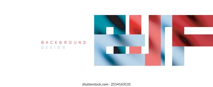 Colorful squares, lines minimal abstract background. Vector Illustration For Wallpaper, Banner, Background, Card, Book Illustration, landing page