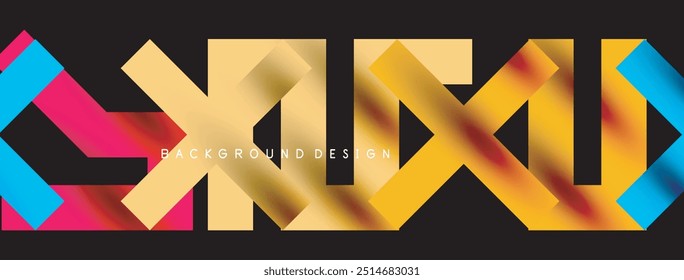 Colorful squares, lines minimal abstract background. Vector Illustration For Wallpaper, Banner, Background, Card, Book Illustration, landing page