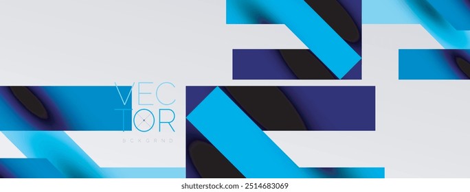 Cuadrados coloridos, líneas de fondo abstracto mínimo. Ilustración vectorial para el Fondo de pantalla, Anuncio, fondo, tarjeta, ilustración del libro, landing page