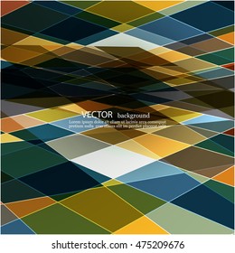 Colorful squares and rectangles Vector abstract background