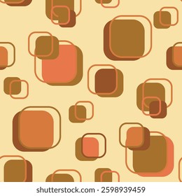 Colorful squares seamless pattern.  Vector template