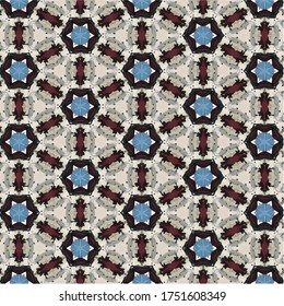 Colorful ss vector patterns .Background texture in geometric ornamental style suitable for wallpapers, textile fabric , printing cards, backgrounds