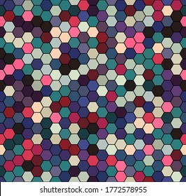 The  Colorful Stained Glass Style Patterns