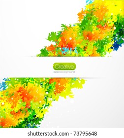 Colorful stains vector background Colorful stains vector background