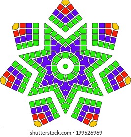 Colorful star