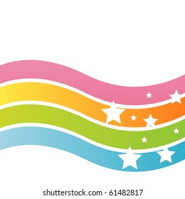 colorful star background
