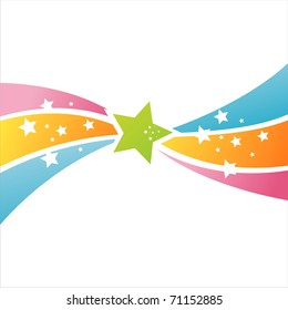colorful star background