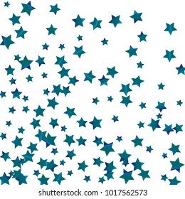 Colorful star falling Pattern. Rainbow colors.Isolated pattern for your project. Astral Design. Chaotic Decor. Modern Creative Starlight Style. Vector illustration for celebration, holiday, invitation