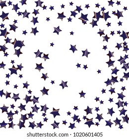 Colorful star falling Pattern. Rainbow colors.Isolated pattern for your project. Astral Design. Chaotic Decor. Modern Creative Starlight Style. Vector illustration for celebration, holiday, invitation