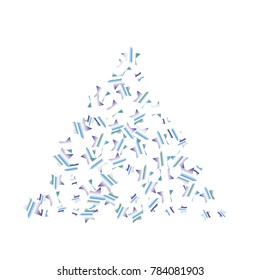 Colorful star falling Pattern. Rainbow colors.Isolated pattern for your project. Astral Design. Chaotic Decor. Modern Creative Starlight Style. Vector illustration for celebration, holiday, invitation