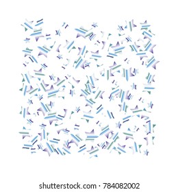 Colorful star falling Pattern. Rainbow colors.Isolated pattern for your project. Astral Design. Chaotic Decor. Modern Creative Starlight Style. Vector illustration for celebration, holiday, invitation