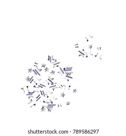Colorful star falling Pattern. Rainbow colors.Isolated pattern for your project. Astral Design. Chaotic Decor. Modern Creative Starlight Style. Vector illustration for celebration, holiday, invitation
