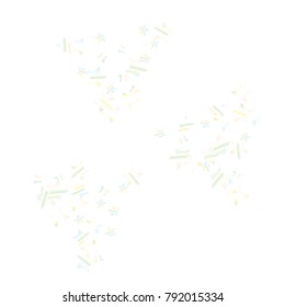 Colorful star falling Pattern. Rainbow colors.Isolated pattern for your project. Astral Design. Chaotic Decor. Modern Creative Starlight Style. Vector illustration for celebration, holiday, invitation