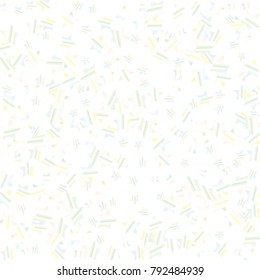 Colorful star falling Pattern. Rainbow colors.Isolated pattern for your project. Astral Design. Chaotic Decor. Modern Creative Starlight Style. Vector illustration for celebration, holiday, invitation