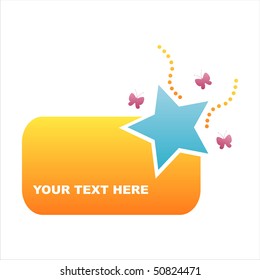 colorful star frame