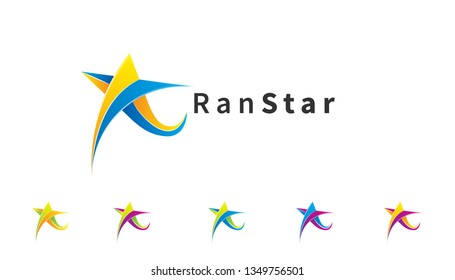 Colorful star logo