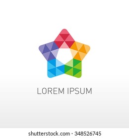 colorful star logo
