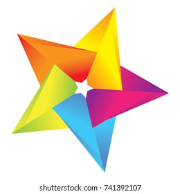 colorful star logo
