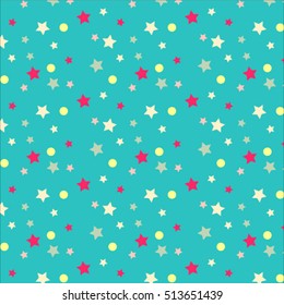 Colorful star pattern.