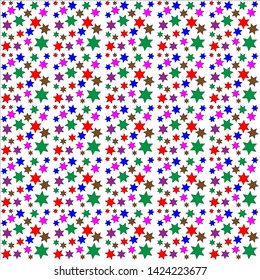 colorful star pattern - vector