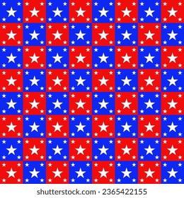 Diseño de patrones sin fisuras de estrellas coloridas para la decoración, papel de pared, papel de envoltura, tela, fondo, etc.