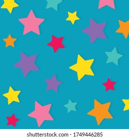 colorful star shape pattern- vector illustration