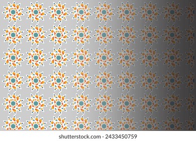 Colorful star shapes pattern background