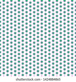 Colorful star and triangle shapes