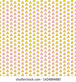 Colorful star and triangle shapes