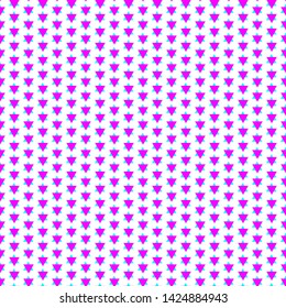 Colorful star and triangle shapes