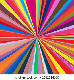 Colorful Starburst & Sunburst Vector Background.