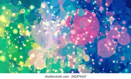 Colorful stardust background 