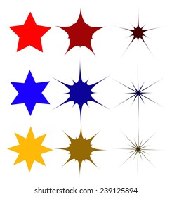 Colorful stars