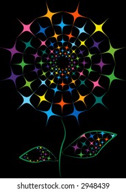 colorful stars
