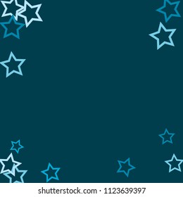Colorful Stars Confetti, Mystery Sparkling Vector Background. Trendy Glowing Magic Glitter, Lights. Festive Falling Colorful Stars Confetti for Ads, Posters. 
