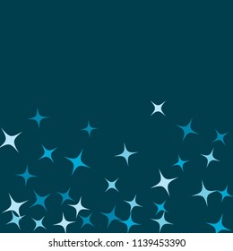 Colorful Stars Confetti, Mystery Sparkling Vector Background. Trendy Glowing Magic Glitter, Lights. Festive Falling Colorful Stars Confetti for Ads, Posters. 
