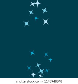 Colorful Stars Confetti, Mystery Sparkling Vector Background. Trendy Glowing Magic Glitter, Lights. Festive Falling Colorful Stars Confetti for Ads, Posters. 
