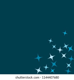 Colorful Stars Confetti, Mystery Sparkling Vector Background. Trendy Glowing Magic Glitter, Lights. Festive Falling Colorful Stars Confetti for Ads, Posters. 
