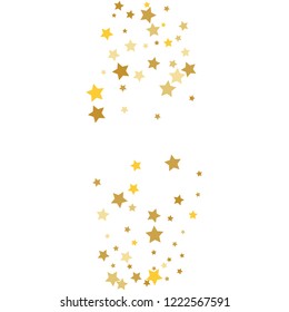 Colorful Stars Confetti, Mystery Sparkling Vector Background. Trendy Glowing Magic Glitter, Lights. Festive Falling Colorful Stars Confetti for Ads, Posters. 
