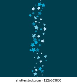 Colorful Stars Confetti, Mystery Sparkling Vector Background. Trendy Glowing Magic Glitter, Lights. Festive Falling Colorful Stars Confetti for Ads, Posters. 
