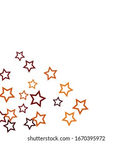 Colorful Stars Confetti, Mystery Sparkling Vector Background. Trendy Glowing Magic Glitter, Lights. Festive Falling Colorful Stars Confetti for Ads, Posters. 
