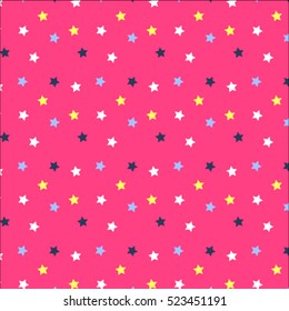 Colorful stars pattern