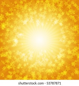 Colorful stars vector background
