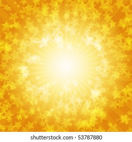 Colorful stars vector background