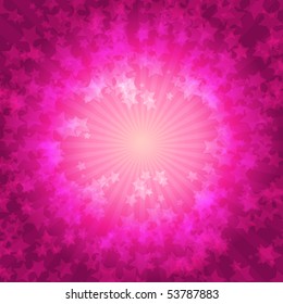 Colorful stars vector background
