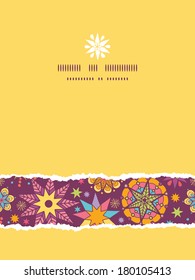 Colorful stars vertical seamless pattern background template