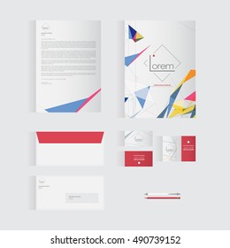 Colorful Stationery Template Design for Your Business | Modern Vector Design