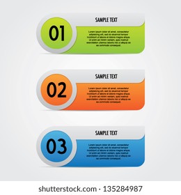 Colorful Step by Step Banner