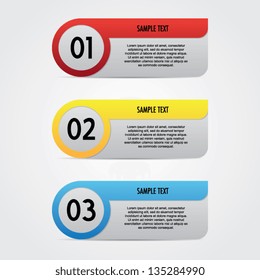 Colorful Step by Step Banner