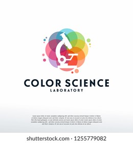 Colorful Stethoscope logo vector, Science logo designs template, design concept, logo, logotype element for template